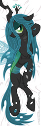 Size: 400x1200 | Tagged: safe, artist:littlehybridshila, queen chrysalis, changeling, changeling queen, adorasexy, bedroom eyes, body pillow, body pillow design, cute, cutealis, female, sexy, solo, stupid sexy chrysalis