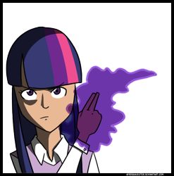 Size: 600x607 | Tagged: safe, artist:afroquackster, derpibooru import, twilight sparkle, humanized, magic