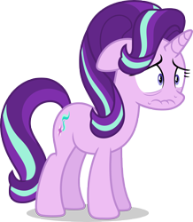 Size: 7000x8019 | Tagged: safe, artist:luckreza8, starlight glimmer, pony, unicorn, the crystalling, .svg available, absurd resolution, faic, inkscape, scrunchy face, simple background, solo, transparent background, vector, worry