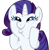 Size: 883x904 | Tagged: safe, rarity, pony, unicorn, dashface, female, horn, mare, reaction image, so awesome, solo