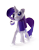 Size: 1192x1536 | Tagged: safe, artist:kna, rarity, pony, unicorn, papercraft, photo