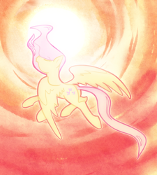 Size: 740x822 | Tagged: safe, artist:miniyuna, fluttershy, pegasus, pony, female, mare, pink mane, solo, yellow coat