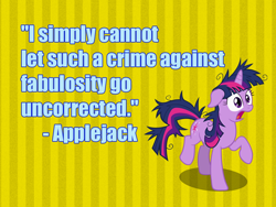 Size: 800x600 | Tagged: safe, derpibooru import, twilight sparkle, cowboy bebop at his computer, parody, text, troll quote