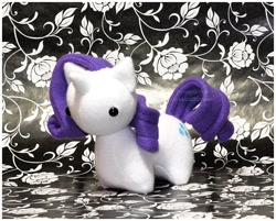 Size: 650x522 | Tagged: safe, artist:mihoyonagi, rarity, chibi, irl, photo, plushie, solo