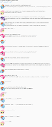 Size: 850x2064 | Tagged: safe, artist:dziadek1990, derpibooru import, fluttershy, pinkie pie, rainbow dash, twilight sparkle, earth pony, pegasus, pony, conversation, crying, description is relevant, dialogue, dungeons and dragons, emote story, emote story:ponies and d&d, emotes, reality ensues, reddit, rpg, slice of life, tabletop game, text