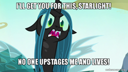 Size: 800x450 | Tagged: safe, edit, edited screencap, screencap, queen chrysalis, changeling, changeling queen, to where and back again, batman the animated series, female, former queen chrysalis, image macro, meme, solo