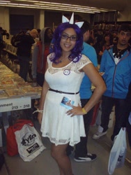 Size: 600x800 | Tagged: safe, rarity, human, cosplay, glasses, irl, irl human, photo