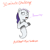 Size: 1024x1024 | Tagged: safe, artist:short-fuse, rarity, ghost, ghost pony, pony, unicorn, 30 minute art challenge, bad haircut, derp