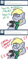 Size: 800x1668 | Tagged: safe, derpy hooves, pegasus, pony, ask, ask hipster derpy, female, glasses, hipster, mare, tumblr