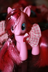 Size: 333x500 | Tagged: safe, pinkie pie, pony, brushable, clothes, irl, official, photo, skirt, solo, toy