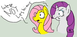 Size: 900x437 | Tagged: safe, artist:xxvenusstarxx, fluttershy, rarity, pegasus, pony, unicorn, female, lesbian