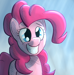 Size: 2430x2468 | Tagged: safe, artist:darkflame75, pinkie pie, earth pony, pony, solo