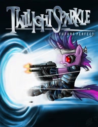 Size: 757x983 | Tagged: safe, artist:silentbutbeardly, derpibooru import, twilight sparkle, badass, crossover, future twilight, parody, ponified, timesplitters