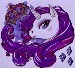 Size: 797x719 | Tagged: safe, artist:hornetcharmer, rarity, pony, unicorn, female, horn, mare, solo, white coat