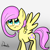 Size: 1000x1000 | Tagged: safe, artist:masterpeanut94, fluttershy, pegasus, pony, alternate hairstyle, blushing, haircut