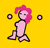 Size: 471x456 | Tagged: safe, pinkie pie, human, clothes, female, pink hair, yahtzee, zero punctuation