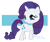 Size: 844x712 | Tagged: safe, artist:dcrmx, rarity, pony, unicorn, female, horn, mare, solo, white coat