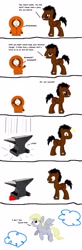 Size: 966x2935 | Tagged: safe, derpy hooves, oc, oc:bob, pegasus, pony, disease not alicorn, female, kenny, kenny dies again, kenny mccormick, mare, oh my god they killed kenny, south park