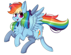 Size: 3869x3000 | Tagged: safe, artist:soundwavepie, derpibooru import, rainbow dash, pegasus, pony, chest fluff, colored pupils, ear fluff, female, fluffy, flying, happy, leg fluff, looking at you, mare, open mouth, shoulder fluff, simple background, smiling, solo, transparent background, wing fluff