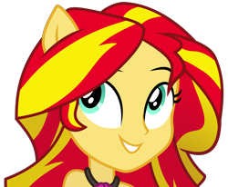 Size: 7706x6345 | Tagged: safe, artist:flutterguy317, sunset shimmer, equestria girls, rainbow rocks, .svg available, absurd resolution, cute, ponied up, pony ears, simple background, sleeveless, solo, transparent background, vector