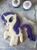 Size: 478x640 | Tagged: safe, rarity, pony, unicorn, cookie, edible, female, food, horn, mare, solo