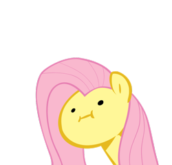 Size: 900x861 | Tagged: safe, artist:haloreplicas, fluttershy, pegasus, pony, hilarious in hindsight, simple background, transparent background, vector, wut face