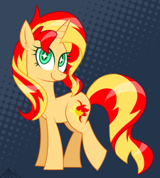 Size: 831x925 | Tagged: safe, artist:php92, sunset shimmer, pony, unicorn, solo