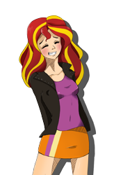 Size: 556x850 | Tagged: safe, artist:xxhidden-soulxx, sunset shimmer, equestria girls, rainbow rocks, human coloration, humanized, simple background, solo, transparent background