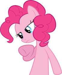 Size: 8000x9649 | Tagged: safe, artist:quasdar, pinkie pie, earth pony, pony, absurd resolution, simple background, solo, transparent background, vector