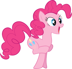 Size: 8369x8000 | Tagged: safe, artist:quasdar, pinkie pie, earth pony, pony, absurd resolution, simple background, solo, transparent background, vector