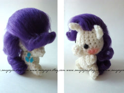 Size: 600x450 | Tagged: safe, artist:anyazoe, rarity, amigurumi, crochet, irl, photo, plushie, solo