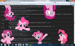 Size: 800x500 | Tagged: safe, pinkie pie, earth pony, pony, female, mare, pink coat, pink mane, solo, website