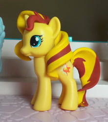 Size: 600x680 | Tagged: safe, artist:sanadaookmai, sunset shimmer, pony, unicorn, brushable, custom, irl, photo, solo, toy