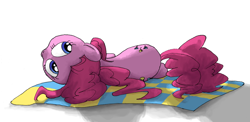 Size: 996x485 | Tagged: safe, artist:weedgoku1488, pinkie pie, earth pony, pony, solo