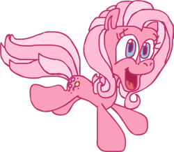 Size: 900x784 | Tagged: safe, artist:colossalstinker, pinkie pie, earth pony, pony, g3.5, female, mare, pink coat, pink mane, solo