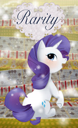 Size: 3698x6055 | Tagged: safe, artist:bigbuxart, rarity, pony, unicorn, female, horn, mare, solo, white coat