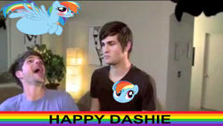 Size: 800x451 | Tagged: safe, artist:dashievore, artist:firelapisjade, rainbow dash, human, fetish, irl, irl human, photo, preddash, smosh, vore