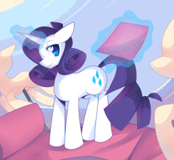 Size: 900x828 | Tagged: safe, artist:pekou, rarity, pony, unicorn, female, horn, mare, white coat