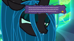 Size: 640x360 | Tagged: safe, edit, queen chrysalis, changeling, changeling queen, to where and back again, mimi, paper mario, super paper mario