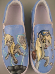 Size: 900x1200 | Tagged: safe, artist:acryilicolt, derpy hooves, pegasus, pony, clothes, female, mare, photo, shoes