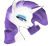 Size: 948x871 | Tagged: safe, artist:bri-sta, rarity, pony, unicorn, bust, portrait, profile, solo