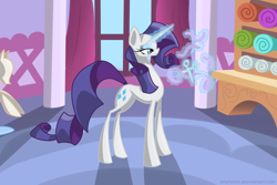 Size: 4500x3000 | Tagged: safe, artist:wojtovix, rarity, pony, unicorn, carousel boutique, female, horn, mare, white coat