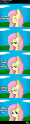 Size: 713x2859 | Tagged: safe, artist:zsparkonequus, fluttershy, pegasus, pony, comic, crying, female, mare, sad