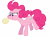 Size: 4644x3309 | Tagged: safe, artist:maliciousbadger, pinkie pie, earth pony, pony, balloon, simple background, solo, transparent background, vector