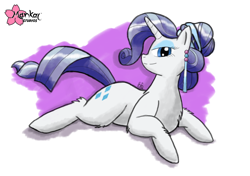 Size: 2602x1833 | Tagged: safe, artist:clouddg, rarity, crystal pony, pony, unicorn, chest fluff, crystal rarity, crystallized, female, looking at you, mare, solo