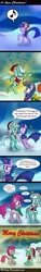 Size: 993x6449 | Tagged: safe, artist:mrfulp, derpibooru import, lyra heartstrings, pinkie pie, twilight sparkle, earth pony, pony, christmas, clothes, comic, hat, santa costume, santa hat, scarf