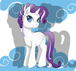 Size: 1600x1500 | Tagged: safe, artist:shlebby, rarity, crystal pony, pony, unicorn, alternate hairstyle, crystal rarity, crystallized, female, mare, solo