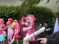 Size: 960x720 | Tagged: safe, pinkie pie, human, balloon, cosplay, dan, dan vs, irl, irl human, photo