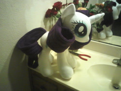 Size: 1280x960 | Tagged: safe, artist:ponydeath, rarity, pony, irl, photo, plushie, solo