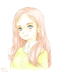 Size: 563x684 | Tagged: safe, artist:sealet, fluttershy, cute, humanized, moe, solo